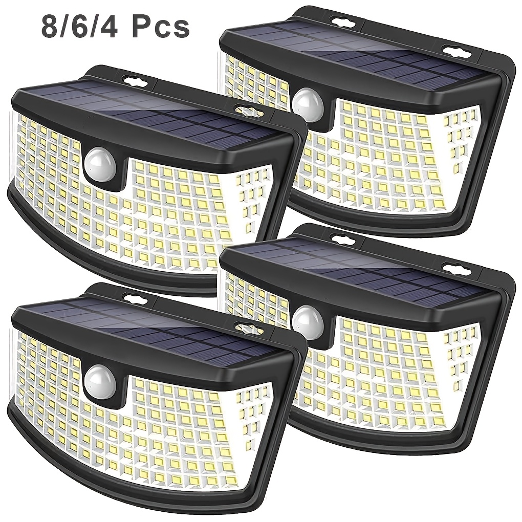 Paquete de 8/6/4 luces solares - Outdoor Lighting Pathway reseña y precio