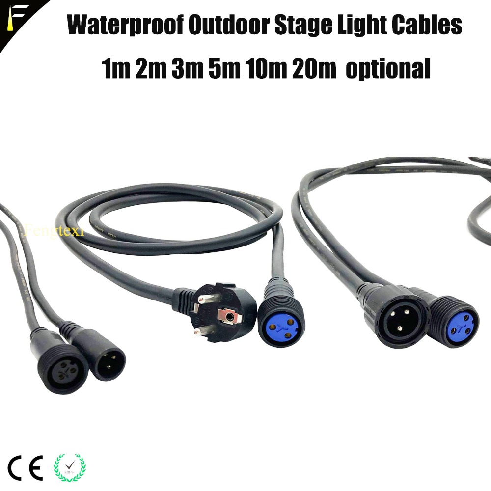 4xlot-Cable de extensión DMX p - Outdoor Lighting Cable Uk reseña y precio