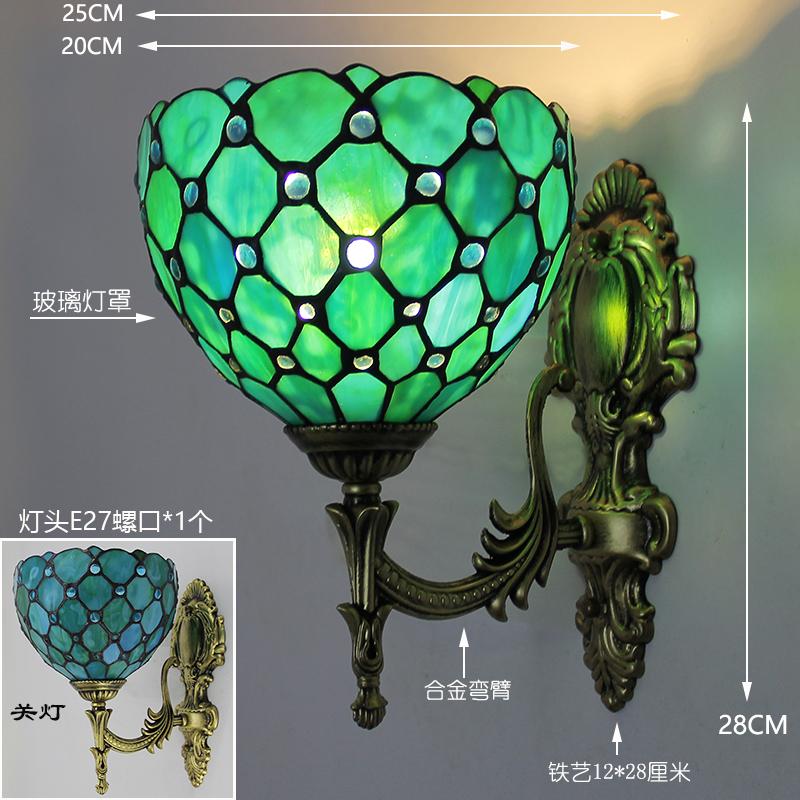 Lámpara de pared de vitral Tif - Solar Wall Sconce reseña y precio
