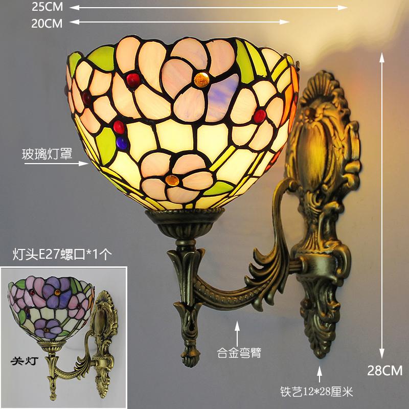 Lámpara de pared de vitral Tif - Solar Wall Sconce reseña y precio
