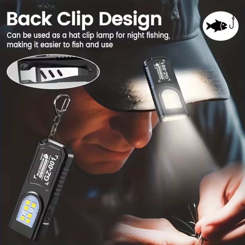 Mini linterna LED COB con llav - Outdoor Lighting Fixtures reseña y precio